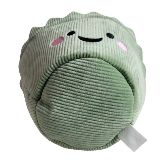 Pop! Happy Smiling Cupcake Plush Green Pink Spooky Eye On Top Ribbed NWOT - Picture 7 of 10